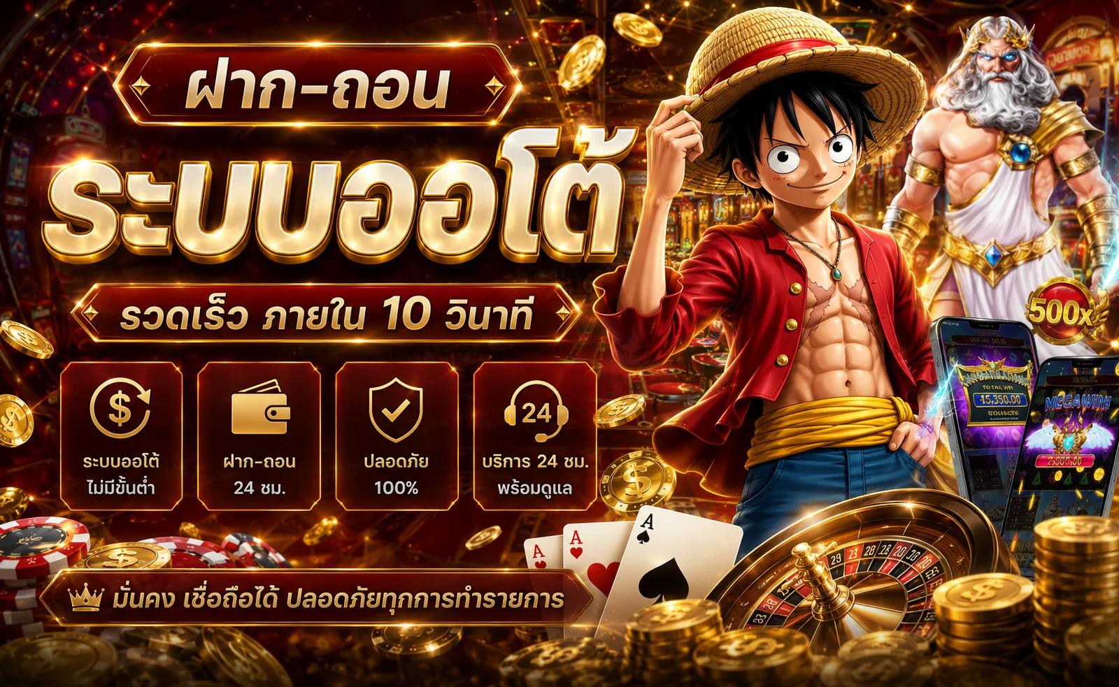 แบนเนอร์โปรโมชั่น kubwin เครดิตฟรี สมาชิกใหม่รับโบนัส 100%